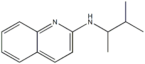 N-(3-methylbutan-2-yl)quinolin-2-amine,,结构式