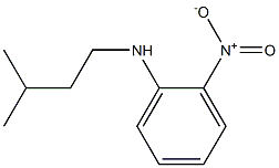 N-(3-methylbutyl)-2-nitroaniline,,结构式