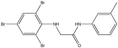 N-(3-methylphenyl)-2-[(2,4,6-tribromophenyl)amino]acetamide