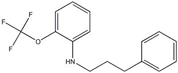 N-(3-phenylpropyl)-2-(trifluoromethoxy)aniline Struktur