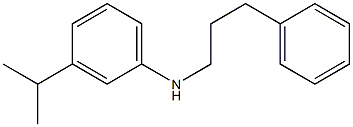  N-(3-phenylpropyl)-3-(propan-2-yl)aniline