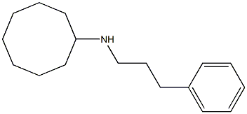 N-(3-phenylpropyl)cyclooctanamine Structure