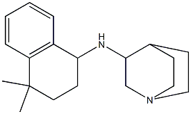 N-(4,4-dimethyl-1,2,3,4-tetrahydronaphthalen-1-yl)-1-azabicyclo[2.2.2]octan-3-amine Structure