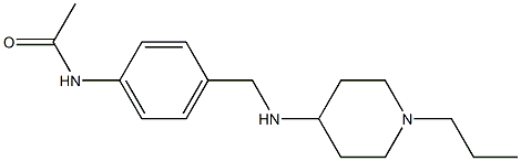 N-(4-{[(1-propylpiperidin-4-yl)amino]methyl}phenyl)acetamide