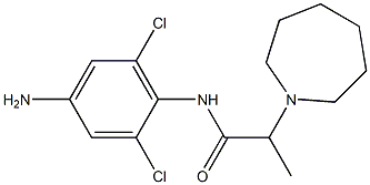 N-(4-amino-2,6-dichlorophenyl)-2-(azepan-1-yl)propanamide