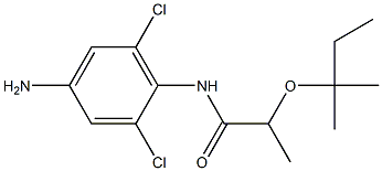 N-(4-amino-2,6-dichlorophenyl)-2-[(2-methylbutan-2-yl)oxy]propanamide|