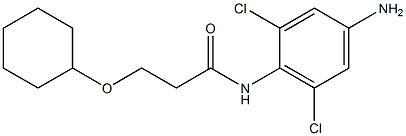 N-(4-amino-2,6-dichlorophenyl)-3-(cyclohexyloxy)propanamide