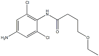 N-(4-amino-2,6-dichlorophenyl)-4-ethoxybutanamide Struktur