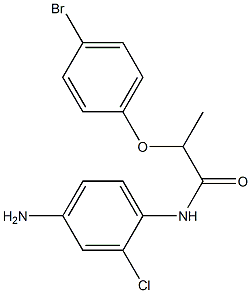 N-(4-amino-2-chlorophenyl)-2-(4-bromophenoxy)propanamide|