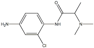 N-(4-amino-2-chlorophenyl)-2-(dimethylamino)propanamide,,结构式