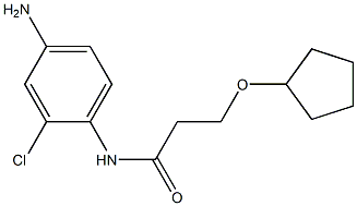  N-(4-amino-2-chlorophenyl)-3-(cyclopentyloxy)propanamide