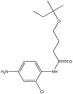 N-(4-amino-2-chlorophenyl)-4-[(2-methylbutan-2-yl)oxy]butanamide 结构式