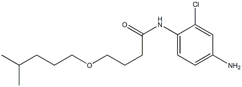 N-(4-amino-2-chlorophenyl)-4-[(4-methylpentyl)oxy]butanamide Struktur
