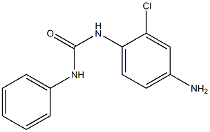 N-(4-amino-2-chlorophenyl)-N'-phenylurea 化学構造式