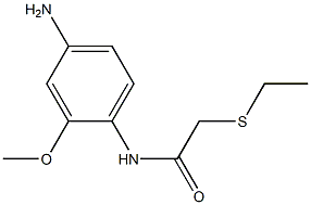 N-(4-amino-2-methoxyphenyl)-2-(ethylsulfanyl)acetamide|