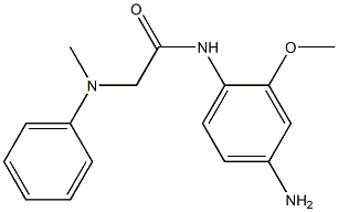 N-(4-amino-2-methoxyphenyl)-2-[methyl(phenyl)amino]acetamide
