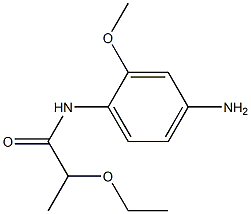 N-(4-amino-2-methoxyphenyl)-2-ethoxypropanamide Struktur