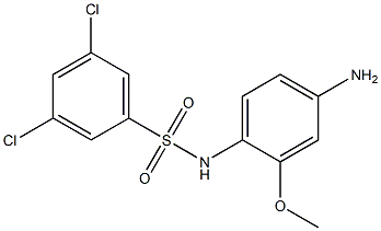 N-(4-amino-2-methoxyphenyl)-3,5-dichlorobenzene-1-sulfonamide