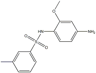 N-(4-amino-2-methoxyphenyl)-3-methylbenzenesulfonamide Structure