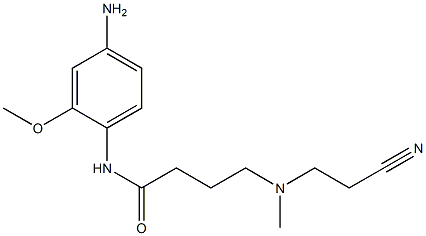  N-(4-amino-2-methoxyphenyl)-4-[(2-cyanoethyl)(methyl)amino]butanamide