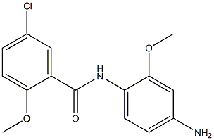 N-(4-amino-2-methoxyphenyl)-5-chloro-2-methoxybenzamide Struktur