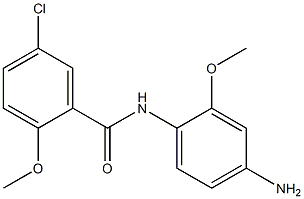 N-(4-amino-2-methoxyphenyl)-5-chloro-2-methoxybenzamide 结构式