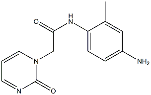 N-(4-amino-2-methylphenyl)-2-(2-oxopyrimidin-1(2H)-yl)acetamide Structure