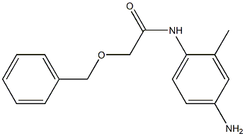 N-(4-amino-2-methylphenyl)-2-(benzyloxy)acetamide,,结构式