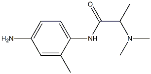 N-(4-amino-2-methylphenyl)-2-(dimethylamino)propanamide Struktur