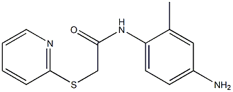 N-(4-amino-2-methylphenyl)-2-(pyridin-2-ylsulfanyl)acetamide|