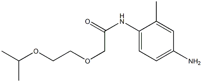 N-(4-amino-2-methylphenyl)-2-[2-(propan-2-yloxy)ethoxy]acetamide Structure
