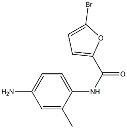 N-(4-amino-2-methylphenyl)-5-bromo-2-furamide Structure