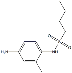 N-(4-amino-2-methylphenyl)butane-1-sulfonamide 结构式