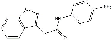 N-(4-aminophenyl)-2-(1,2-benzisoxazol-3-yl)acetamide Structure