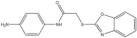  N-(4-aminophenyl)-2-(1,3-benzoxazol-2-ylsulfanyl)acetamide