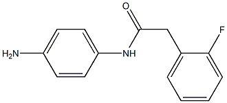 N-(4-aminophenyl)-2-(2-fluorophenyl)acetamide 结构式