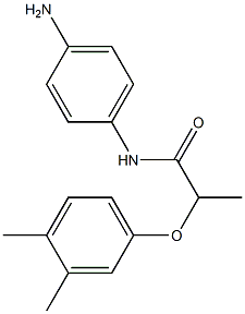 N-(4-aminophenyl)-2-(3,4-dimethylphenoxy)propanamide 结构式