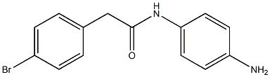 N-(4-aminophenyl)-2-(4-bromophenyl)acetamide Struktur
