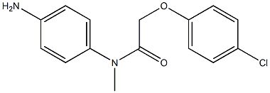N-(4-aminophenyl)-2-(4-chlorophenoxy)-N-methylacetamide 结构式