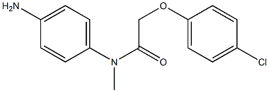 N-(4-aminophenyl)-2-(4-chlorophenoxy)-N-methylacetamide Structure