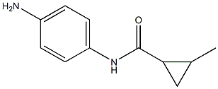 N-(4-aminophenyl)-2-methylcyclopropanecarboxamide Struktur