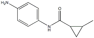 N-(4-aminophenyl)-2-methylcyclopropanecarboxamide Structure