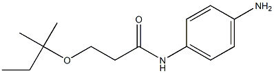 N-(4-aminophenyl)-3-[(2-methylbutan-2-yl)oxy]propanamide Structure