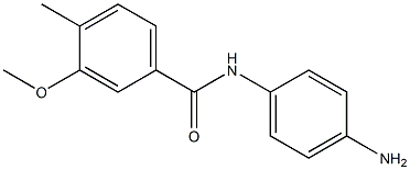 N-(4-aminophenyl)-3-methoxy-4-methylbenzamide Struktur