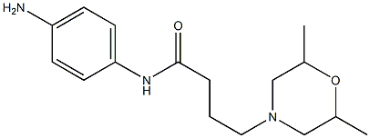 N-(4-aminophenyl)-4-(2,6-dimethylmorpholin-4-yl)butanamide Structure