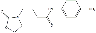 N-(4-aminophenyl)-4-(2-oxo-1,3-oxazolidin-3-yl)butanamide Structure