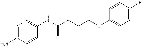 N-(4-aminophenyl)-4-(4-fluorophenoxy)butanamide Struktur