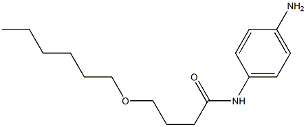 N-(4-aminophenyl)-4-(hexyloxy)butanamide 结构式