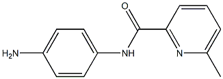 N-(4-aminophenyl)-6-methylpyridine-2-carboxamide 结构式