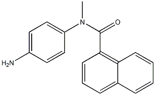 N-(4-aminophenyl)-N-methylnaphthalene-1-carboxamide Struktur